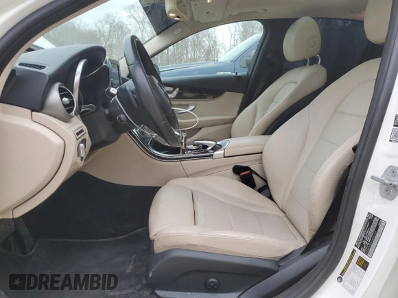 2015 Mercedes-Benz C 300 with VIN 55SWF4JB6FU056193, listed as a Copart auction lot 49263785 with 112,095 mi miles and Salvage Title. Bid and sale history available at DreamBid. Image 7.