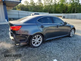2007 Lexus IS 350 with VIN JTHBE262975014988, listed as a Copart auction lot 59887125 with 135,686 mi miles and Salvage title. Bid and sale history available at DreamBid. Image 3.