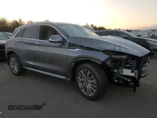 2024 Infiniti QX50 Luxe with VIN 3PCAJ5BB0RF115287, listed as a Copart auction lot 42433715 with Not provided miles and Salvage title. Bid and sale history available at DreamBid. Image 4.