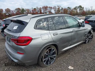 2020 BMW X3 M Competition with VIN 5YMTS0C02L9B57221, listed as a IAAI auction lot 40656641 with Not provided miles and . Bid and sale history available at DreamBid. Image 4.