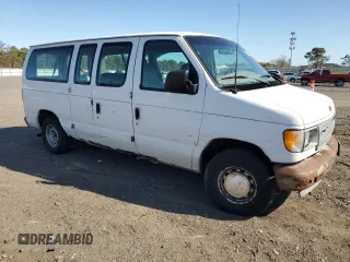 2001 Ford Econoline Passenger XL with VIN 1FMRE11201HB08051, listed as a Copart auction lot 54983885 with 159,509 mi miles and Clean title. Bid and sale history available at DreamBid. Image 4.