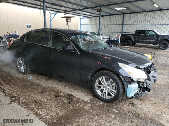 2013 Infiniti G37 Sedan x with VIN JN1CV6AR0DM353693, listed as a Copart auction lot 45500515 with 64,143 mi miles and Salvage Title. Bid and sale history available at carsss.com. Image 4.