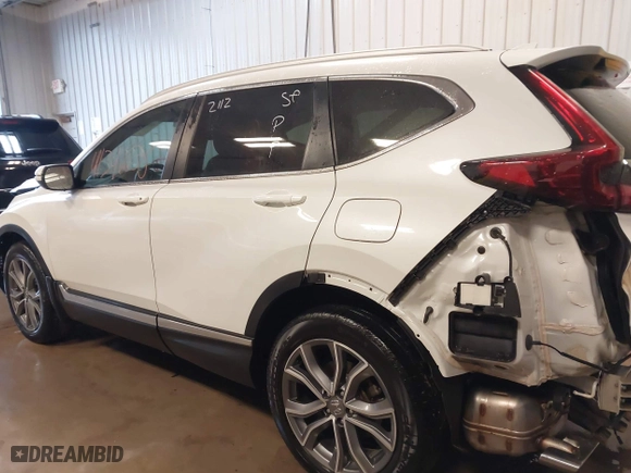 2021 Honda CR-V Touring with VIN 5J6RW2H96ML006727, listed as a IAAI auction lot 41340036 with 1 mi miles. Bid and sale history available at carsss.com. Image 14.