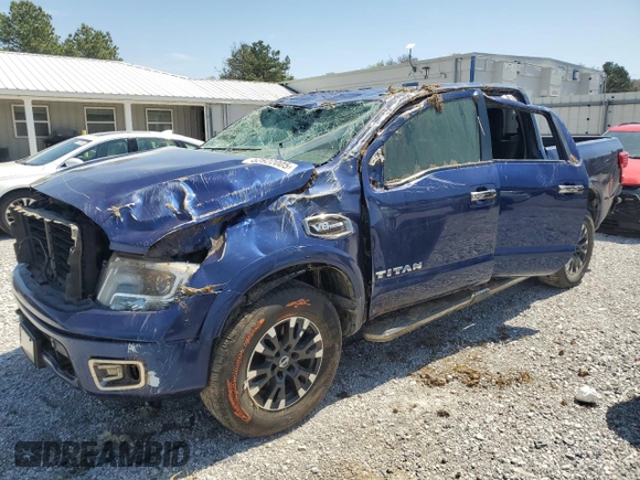 2017 Nissan Titan Platinum Reserve with VIN 1N6AA1E50HN532145, listed as a Copart auction lot 52622005 with 118,392 mi miles and Non repairable. Bid and sale history available at DreamBid. Image 1.
