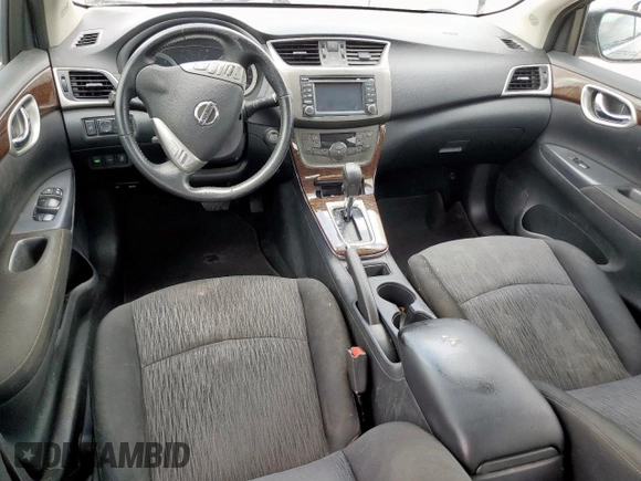 2014 Nissan Sentra SV with VIN 3N1AB7AP0EY203618, listed as a Copart auction lot 59439105 with 77,486 mi miles and Salvage title. Bid and sale history available at DreamBid. Image 8.