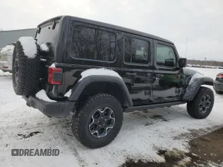 2022 Jeep Wrangler Unlimited Rubicon with VIN 1C4JJXR64NW259788, listed as a Copart auction lot 83600134 with 29,954 mi miles and Clean title. Bid and sale history available at DreamBid. Image 3.