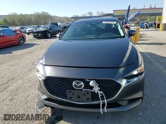 2021 Mazda 3 Select with VIN 3MZBPABL6MM250571, listed as a Copart auction lot 54455515 with 33,460 mi miles and Salvage title. Bid and sale history available at DreamBid. Image 13.
