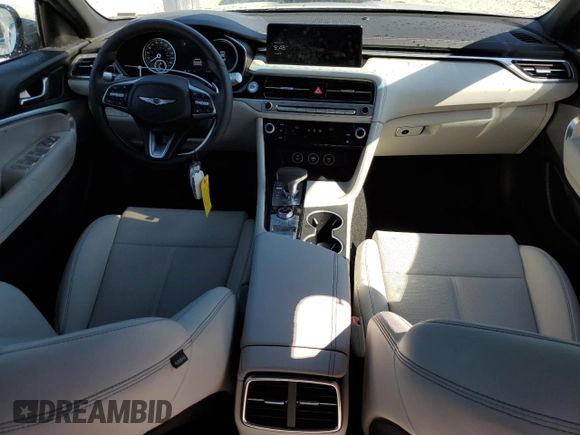 2025 Genesis G70 2.5T with VIN KMTG34SC2SU150418, listed as a Copart auction lot 50716355 with 11,115 mi miles and Clean title. Bid and sale history available at DreamBid. Image 8.