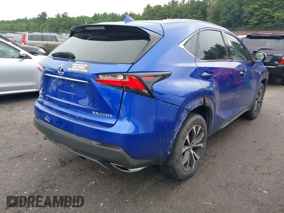 2015 Lexus NX 200t z VIN JTJBARBZ1F2005384, wystawiony jako IAAI lot #42669007 z przebiegiem 144 037 mil mil oraz . Historia ofert i sprzedaży dostępna na DreamBid. Obrazek 4.