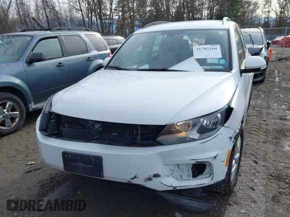 2017 Volkswagen Tiguan S with VIN WVGBV7AX3HK020883, listed as a IAAI auction lot 41782168 with 87,650 mi miles and . Bid and sale history available at DreamBid. Image 6.