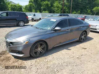 2022 Honda Accord Touring with VIN 1HGCV2F96NA007408, listed as a Copart auction lot 61379835 with 29,998 mi miles and Salvage title. Bid and sale history available at DreamBid. Image 1.