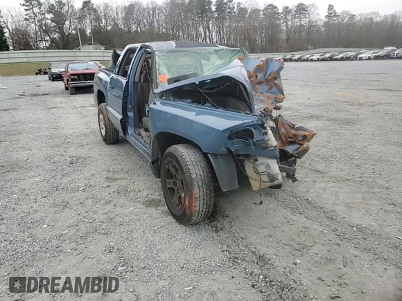 2006 Dodge Dakota ST with VIN 1D7HW28K06S630221, listed as a Copart auction lot 48361525 with Not Provided miles and Salvage Title. Bid and sale history available at DreamBid. Image 11.