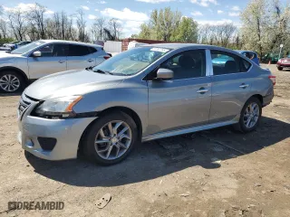 2014 Nissan Sentra S with VIN 3N1AB7AP8EL646015, listed as a Copart auction lot 51787765 with 176,076 mi miles and Salvage Title. Bid and sale history available at carsss.com. Image 1.