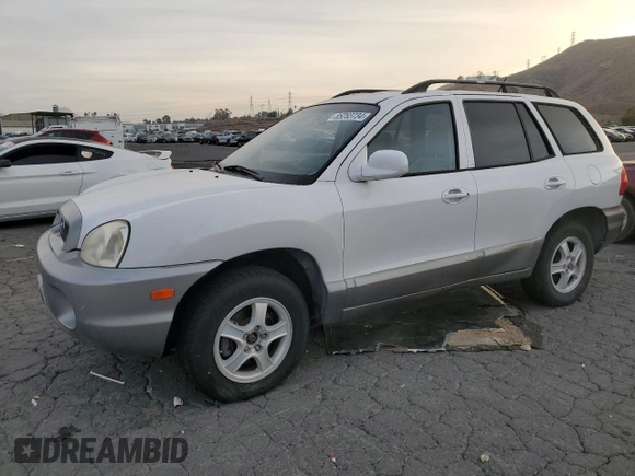 2004 Hyundai Santa Fe GLS with VIN KM8SC13D34U759899, listed as a Copart auction lot 85283734 with 85,297 mi miles and Salvage Title. Bid and sale history available at DreamBid. Image 1.