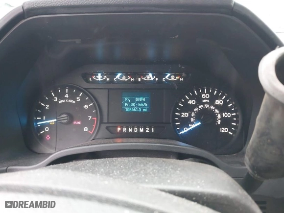 2019 Ford F-150 XL with VIN 1FTMF1CB1KKC53743, listed as a IAAI auction lot 41910136 with 106,461 mi miles. Bid and sale history available at carsss.com. Image 7.