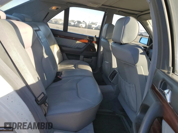 1995 Mercedes-Benz S 320 with VIN WDBGA32E8SA252144, listed as a Copart auction lot 77053484 with 126,534 mi miles and Clean Title. Bid and sale history available at DreamBid. Image 10.