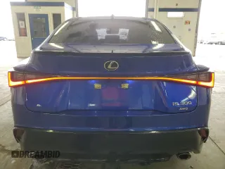 2022 Lexus IS 300 F Sport z VIN JTHG81F28N5048165, wystawiony jako Copart lot #55706955 z przebiegiem 41 204 mil mil oraz Tytuł czysty. Historia ofert i sprzedaży dostępna na DreamBid. Obrazek 6.