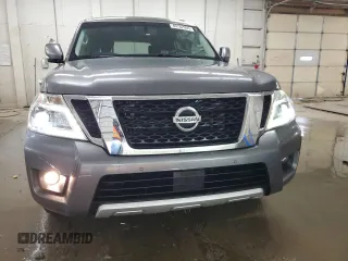 2018 Nissan Armada SL z VIN JN8AY2ND3JX002682, wystawiony jako Copart lot #49782005 z przebiegiem 93 655 mil mil oraz Szkoda całkowita • Salvage title. Historia ofert i sprzedaży dostępna na DreamBid. Obrazek 5.