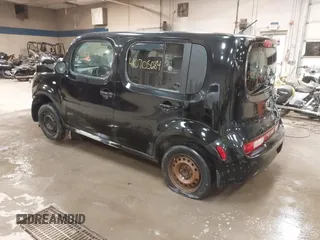 2009 Nissan Cube 1.8 SL with VIN JN8AZ28R59T118635, listed as a IAAI auction lot 40705684 with 188,365 mi miles. Bid and sale history available at carsss.com. Image 3.