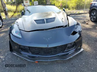 2015 Chevrolet Corvette Z06 3LZ with VIN 1G1YT2D69F5601500, listed as a Copart auction lot 67077874 with 0 mi miles and Salvage Title. Bid and sale history available at carsss.com. Image 5.