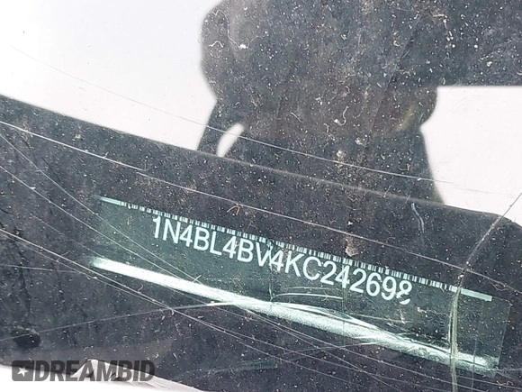 2019 Nissan Altima S z VIN 1N4BL4BV4KC242698, wystawiony jako IAAI lot #42093686 z przebiegiem Nie podano mil oraz . Historia ofert i sprzedaży dostępna na DreamBid. Obrazek 16.