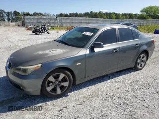 2005 BMW 5 Series 530i z VIN WBANA73565CR58047, wystawiony jako Copart lot #50911445 z przebiegiem 351 531 mil mil oraz Szkoda całkowita • Salvage title. Historia ofert i sprzedaży dostępna na DreamBid. Obrazek 1.
