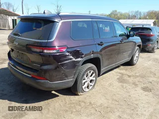 2022 Jeep Grand Cherokee Limited z VIN 1C4RJKBGXN8624536, wystawiony jako IAAI lot #41995179 z przebiegiem 34 830 mil mil oraz . Historia ofert i sprzedaży dostępna na DreamBid. Obrazek 4.