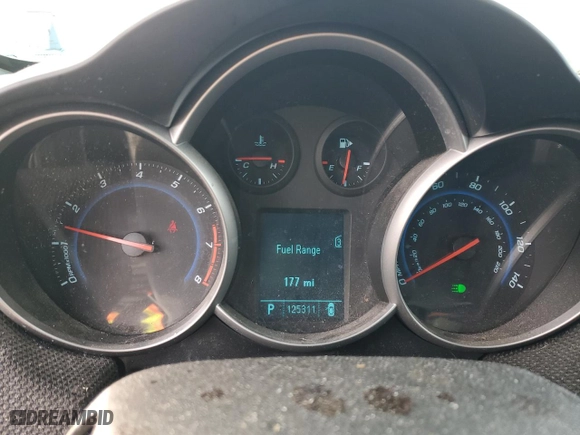 2011 Chevrolet Cruze LT w/2LT with VIN 1G1PG5S94B7141093, listed as a Copart auction lot 42037285 with 125,311 mi miles and Clean Title. Bid and sale history available at carsss.com. Image 9.