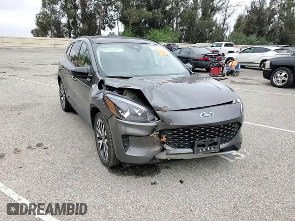 2020 Ford Escape SE Sport Hybrid with VIN 1FMCU0BZ7LUB70460, listed as a Copart auction lot 55623925 with 63,550 mi miles and Salvage title. Bid and sale history available at DreamBid. Image 14.