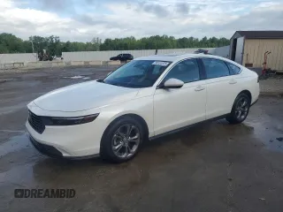 2024 Honda Accord EX с VIN 1HGCY1F3XRA051284, выставлен на аукционе Copart как лот 56151225 с пробегом 1 646 миль миль и Списание • Salvage title. История ставок и продаж доступна на DreamBid. Изображение 1.
