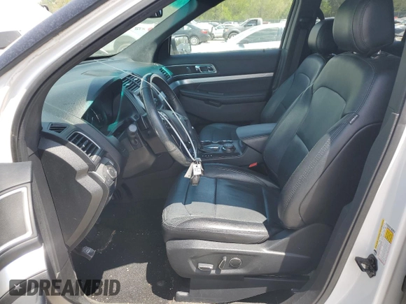 2017 Ford Explorer XLT with VIN 1FM5K8D84HGB59052, listed as a Copart auction lot 53406145 with 107,031 mi miles and Salvage Title. Bid and sale history available at carsss.com. Image 7.