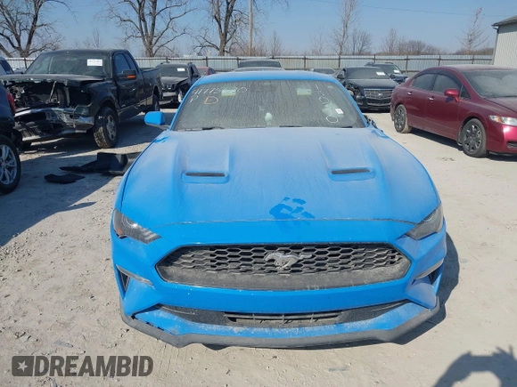 2022 Ford Mustang EcoBoost with VIN 1FA6P8TH4N5130370, listed as a IAAI auction lot 41775620 with 34,130 mi miles and . Bid and sale history available at DreamBid. Image 11.