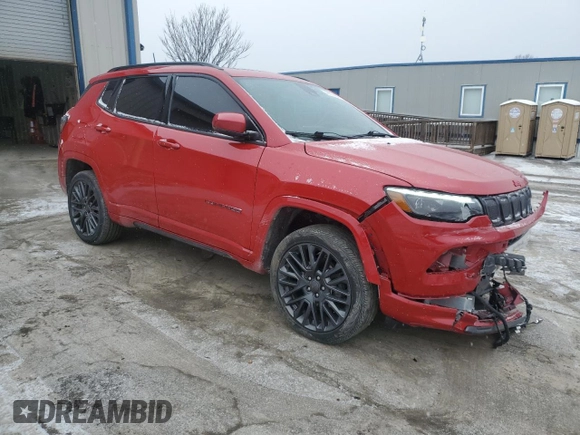 2022 Jeep Compass (RED) Edition с VIN 3C4NJDCB6NT237206, выставлен на аукционе Copart как лот 46014455 с пробегом 22 399 миль миль и Списание • Salvage title. История ставок и продаж доступна на DreamBid. Изображение 4.