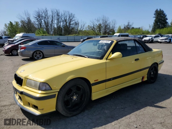 1999 BMW 3 Series M3 with VIN WBSBK0332XEC41401, listed as a Copart auction lot 53517435 with 164,055 mi miles and Clean Title. Bid and sale history available at carsss.com. Image 1.