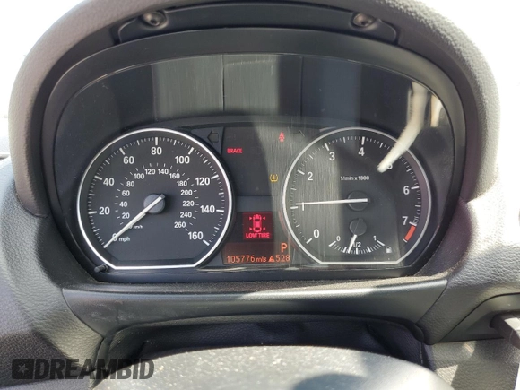 2012 BMW 1 Series 128i with VIN WBAUP7C56CVP23806, listed as a Copart auction lot 62339235 with 105,776 mi miles and Salvage title. Bid and sale history available at DreamBid. Image 9.
