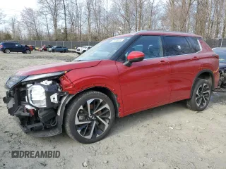 2022 Mitsubishi Outlander SEL z VIN JA4J3VA83NZ087760, wystawiony jako Copart lot #49046675 z przebiegiem 54 087 mil mil oraz Szkoda całkowita • Salvage title. Historia ofert i sprzedaży dostępna na DreamBid. Obrazek 1.