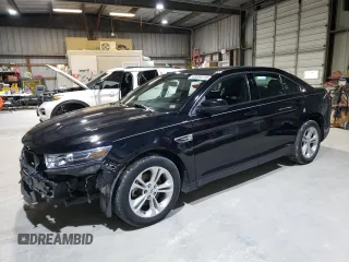 2018 Ford Taurus SEL with VIN 1FAHP2E85JG134817, listed as a Copart auction lot 43334715 with 256,717 mi miles and Salvage title. Bid and sale history available at DreamBid. Image 1.