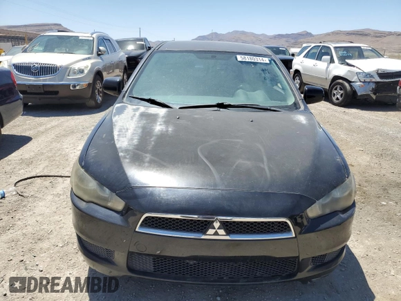 2009 Mitsubishi Lancer ES with VIN JA3AU26U19U032068, listed as a Copart auction lot 58180314 with 163,321 mi miles and Salvage Title. Bid and sale history available at carsss.com. Image 5.