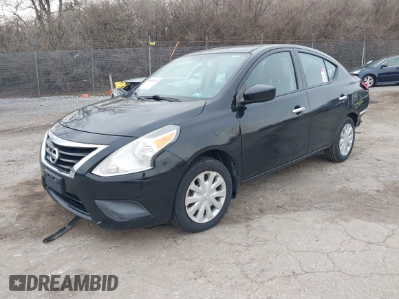 2015 Nissan Versa SV with VIN 3N1CN7AP1FL942463, listed as a IAAI auction lot 41882059 with 108,544 mi miles. Bid and sale history available at carsss.com. Image 2.