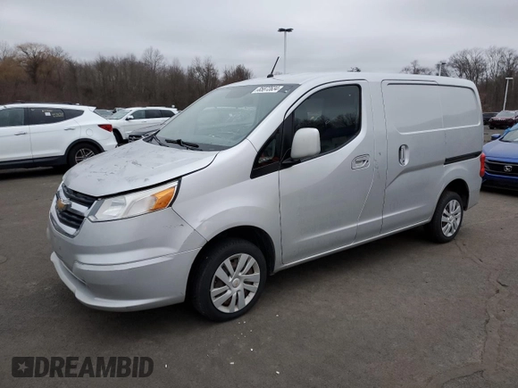 2017 Chevrolet City Express Cargo Van LS with VIN 3N63M0YN7HK692552, listed as a Copart auction lot 85872634 with 184,712 mi miles and Clean Title. Bid and sale history available at carsss.com. Image 1.