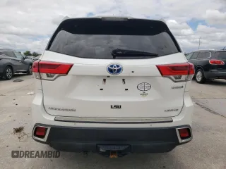 2019 Toyota Highlander Hybrid Limited with VIN 5TDDGRFH2KS056181, listed as a Copart auction lot 56202795 with 81,908 mi miles and Salvage title. Bid and sale history available at DreamBid. Image 6.