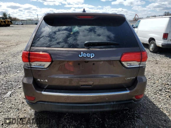 2017 Jeep Grand Cherokee Limited with VIN 1C4RJFBG2HC739169, listed as a Copart auction lot 52131165 with 86,015 mi miles and Salvage Title. Bid and sale history available at carsss.com. Image 6.