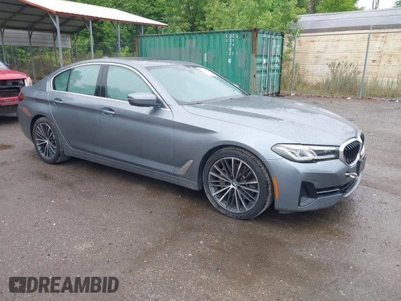 2021 BMW 5 Series 530i xDrive with VIN WBA13BJ08MCF06170, listed as a IAAI auction lot 42227277 with 21,985 mi miles and . Bid and sale history available at DreamBid. Image 1.