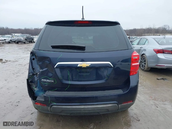 2017 Chevrolet Equinox LS with VIN 2GNALBEK2H1550275, listed as a IAAI auction lot 41679584 with 145,401 mi miles. Bid and sale history available at carsss.com. Image 16.