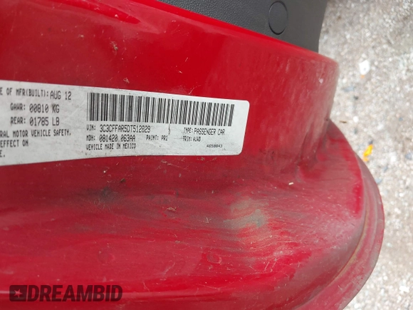 2013 FIAT 500 Pop с VIN 3C3CFFAR5DT512829, выставлен на аукционе IAAI как лот 42421822 с пробегом 162 139 миль миль и . История ставок и продаж доступна на DreamBid. Изображение 9.
