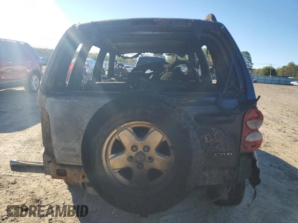 2006 Jeep Liberty Sport with VIN 1J4GL48596W274598, listed as a Copart auction lot 77983064 with Not Provided miles and Non Repairable. Bid and sale history available at carsss.com. Image 6.
