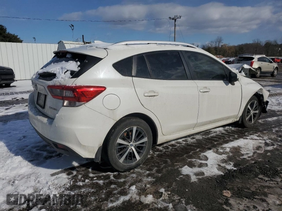 2023 Subaru Impreza Premium with VIN 4S3GTAV62P3711751, listed as a Copart auction lot 44257555 with 85,344 mi miles and Salvage title. Bid and sale history available at DreamBid. Image 3.