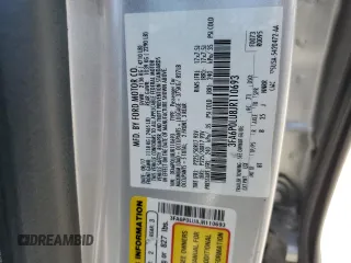 2018 Ford Fusion SE z VIN 3FA6P0LU8JR110693, wystawiony jako Copart lot #61931995 z przebiegiem 119 629 mil mil oraz Szkoda całkowita • Salvage title. Historia ofert i sprzedaży dostępna na DreamBid. Obrazek 12.