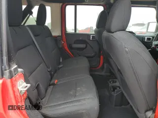 2020 Jeep Wrangler Unlimited Sport S with VIN 1C4HJXDG9LW285783, listed as a Copart auction lot 60877335 with 43,248 mi miles and Salvage title. Bid and sale history available at DreamBid. Image 11.