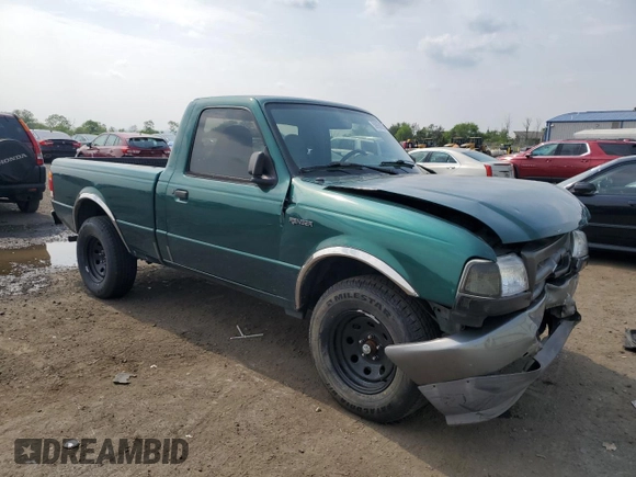2000 Ford Ranger XLT with VIN 1FTYR10X8YTA65040, listed as a Copart auction lot 59956065 with 112,532 mi miles and Salvage title. Bid and sale history available at DreamBid. Image 4.
